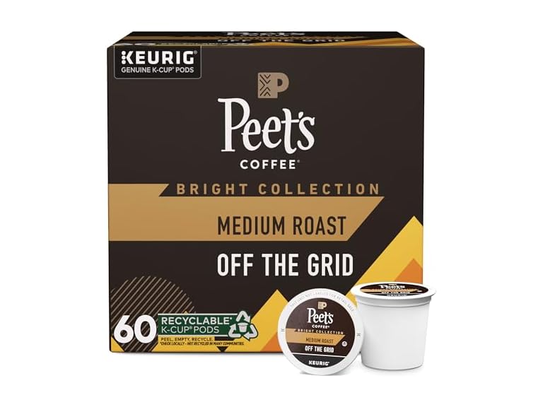 Peet's Coffee Coffee Pods, Medium Roast 60-Count Deal