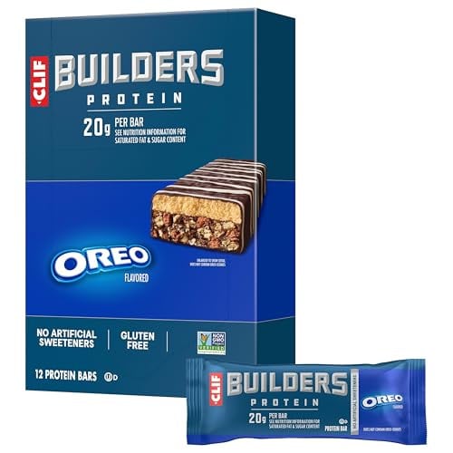 CLIF BUILDERS Protein Bars OREO-Flavored 2.4 oz. (12 Pack)