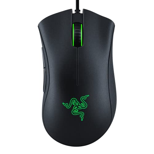 Razer DeathAdder Essential Ergonomic Wired Gaming Mouse (Black)