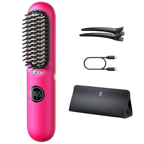 Fanttik Solo I10 APEX Portable Hair Straightener Brush with 113% Larger Heating Area