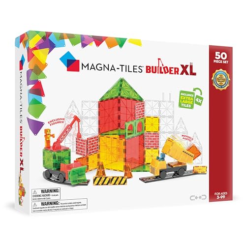 50-Piece MAGNA-TILES Builder XL Magnetic Construction Deal