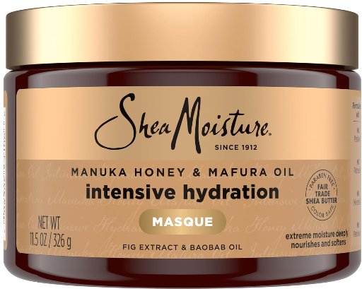 SheaMoisture Intensive Hydration Masque Deep Conditioning Hair Treatment 11.5-Oz (Manuka Honey & Mafura Oil)