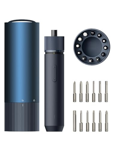 HOTO Magnetic Rechargeable Electric Screwdriver w/ 12 Bits