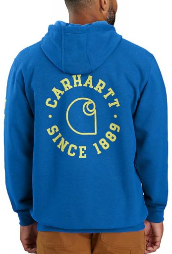 Carhartt Men's Rain Defender Loose Fit Midweight 1889 Graphic Sweatshirt