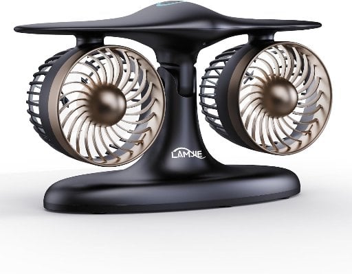 Jet Engine Desk Fan 18-Hour Runtime USB-C