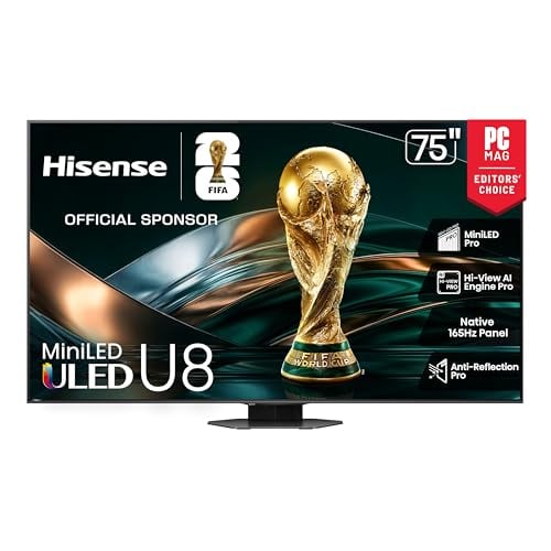 Hisense U8 Series 75" 4K UHD Mini-LED ULED Google Smart TV Deal