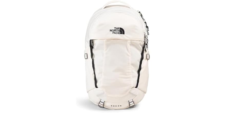 The North Face Women's Recon 30L Backpack with 18" Laptop Sleeve (Gardenia White/Black) Deal