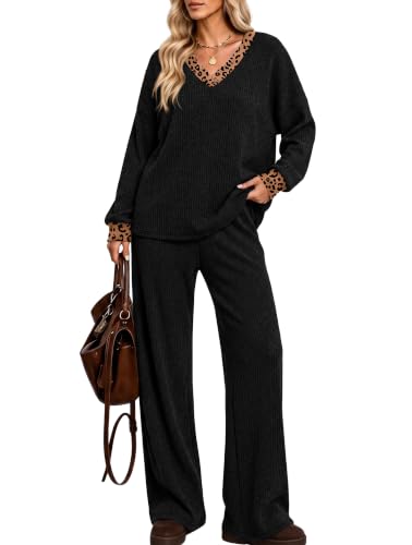 2-Piece Ribbed Lounge Sets Deal