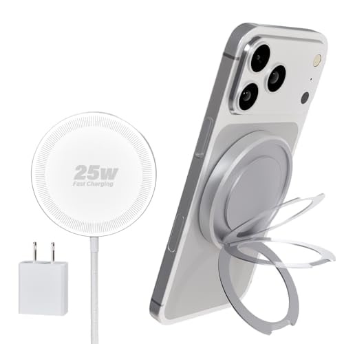 Magnetic Wireless iPhone Charger with Kickstand 6FT 25W Deal