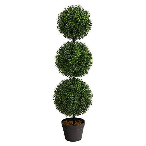 Boxwood Triple Ball Topiary Artificial Tree Deal