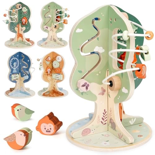 8-in-1 Wooden Activity Cube Deal