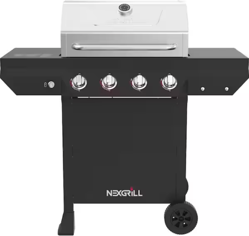 Nexgrill 4-Burner Propane Gas Grill w/ Stainless Main Lid Deal