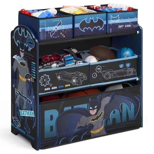 Delta Children Design & Store 6 Bin Toy Storage Organizer, Batman Deal