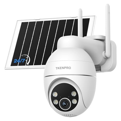 TKENPRO 2K Solar Outdoor Wireless Camera 2.4GHz Wi-Fi Deal