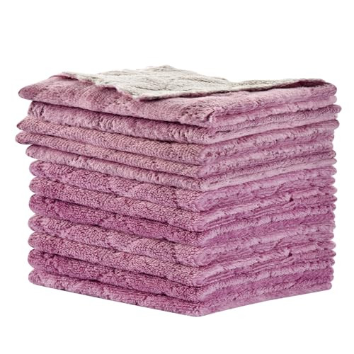 12-Piece OstWony 10" x 6" Microfiber Cleaning Rags