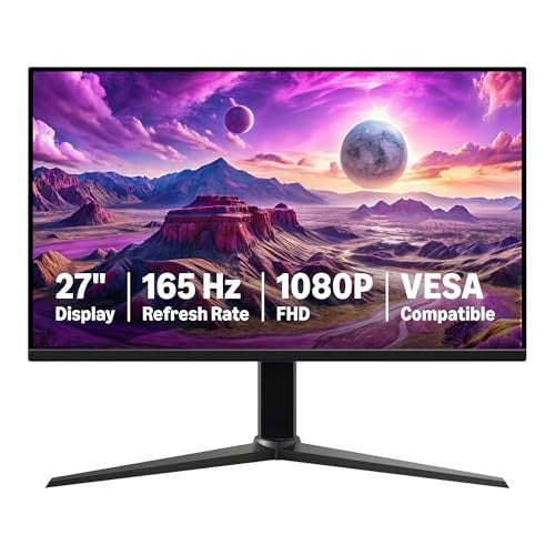 27" Amazon Basics 165Hz 1080p 1ms IPS FreeSync Gaming Monitor Deal