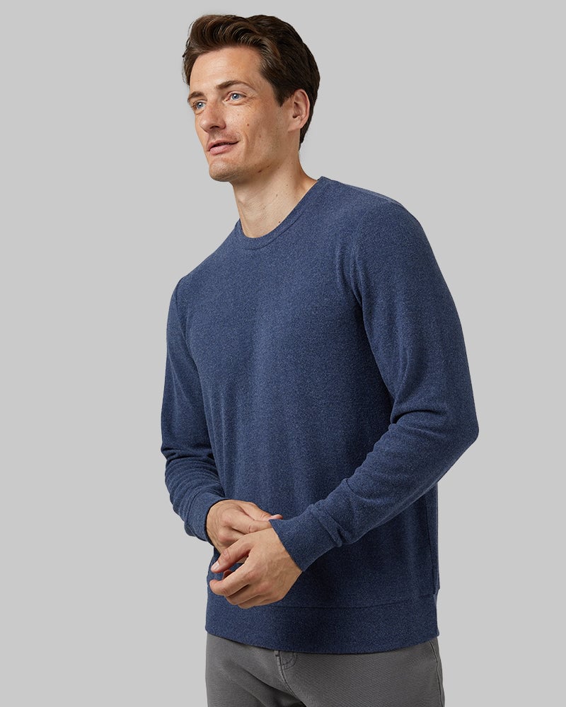 32 Degrees Men's Henley Shirt or Sweater Knit Crew Deal