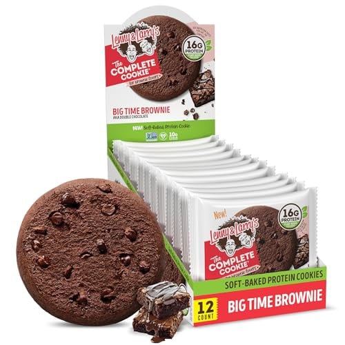 Lenny & Larry's Cookie Protein Cookies (Big Time Brownie) 12-Pack Deal