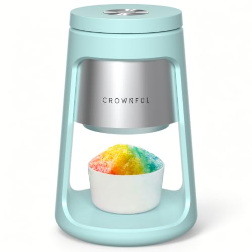 CROWNFUL Shaved Ice Machine 130W with 2 Ice Cups Deal
