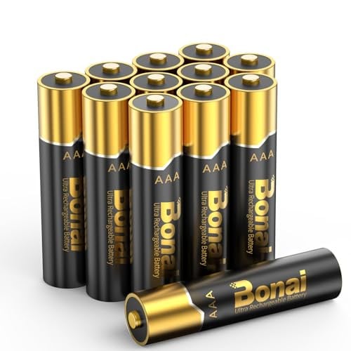 BONAI AAA Rechargeable Batteries 24 Count 1100mAh