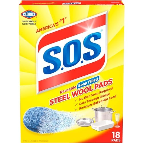 S.O.S. Steel Wool Soap Pads 18 Count Deal