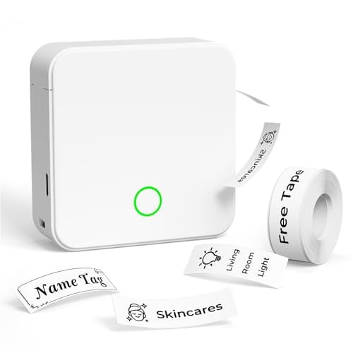 Rechargeable Label Printer with tape 180 Labels Deal