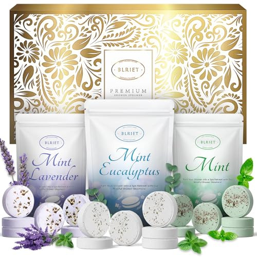 Blriet Aromatherapy Shower Steamer Gift Set 18-Pack
