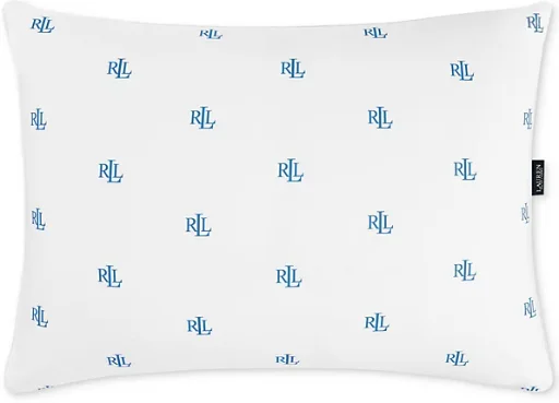 Lauren Ralph Lauren Logo Medium Density Down Alternative Pillow, Standard/Queen