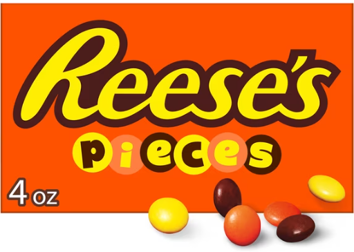 Reese's Pieces Peanut Butter in a Crunchy Shell Candy, Movie Theater Box Candy, 4 oz Deal