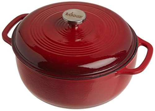 Lodge 6-Quart Enameled Cast Iron Dutch Oven