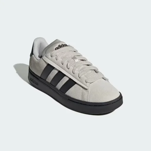 adidas Men's Grand Court Alpha Shoes (Grey Four / Cloud White / Off White) Deal