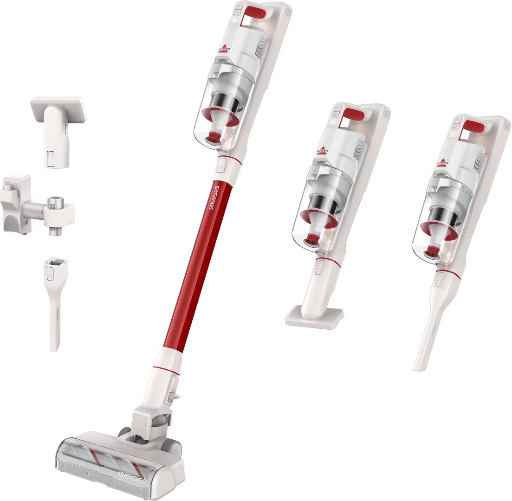 BISSELL PowerClean Cordless Stick Vacuum 10.5 Inch Cleaning Path