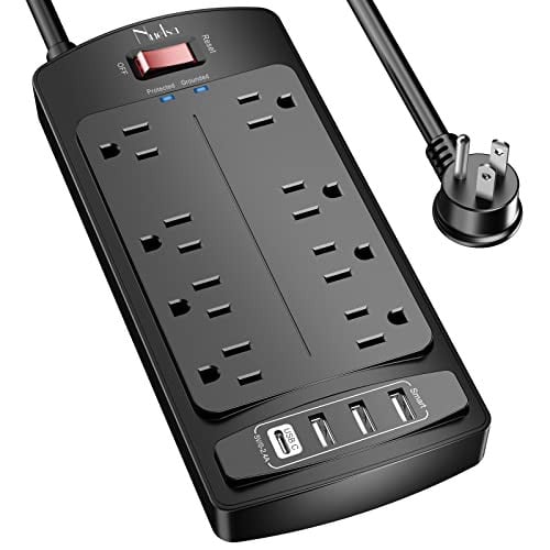 ONDOG Surge Protector Power Strip 8 Outlets 3 USB 1 USB-C 2700 Joules Deal
