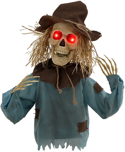 Red Shed 23 in. LED Scarecrow Groundbreaker Halloween Animatronic with Sound Deal