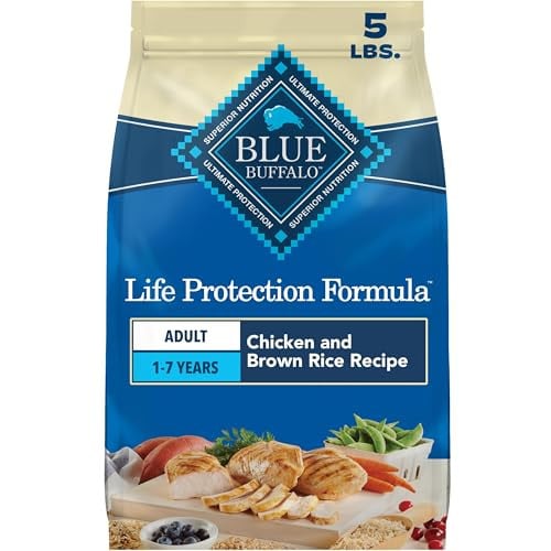 Blue Buffalo 5lb Adult Dry Dog Food (Chicken & Brown Rice) Deal