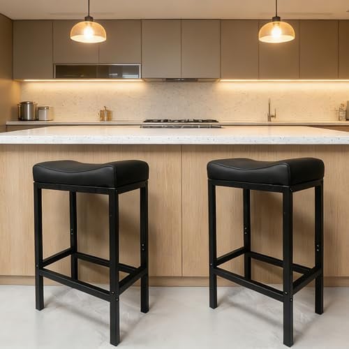 Set of 2 Backless Bar Stools