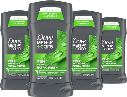 Dove Men+Care Antiperspirant Deodorant Stick Extra Fresh (4 Count, 2.7 oz) Deal