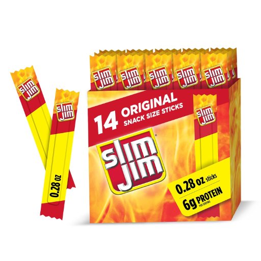 Slim Jim Smoked Meat Sticks 14-Count