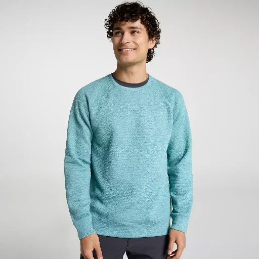 VRST Men's Recharge Lunar Fleece Crew (Aqua) Deal