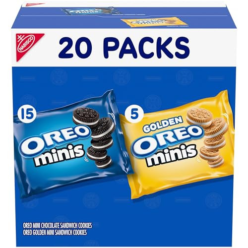 OREO Minis Variety Pack, 20 Snack Packs