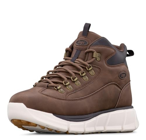 Lugz Men's Whirlwind Chukka Boot, Dark Brown/Bark/Cream/Gum