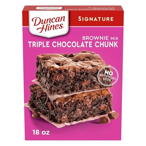 Duncan Hines Triple Chocolate Chunk Brownie Mix 18-Oz Deal