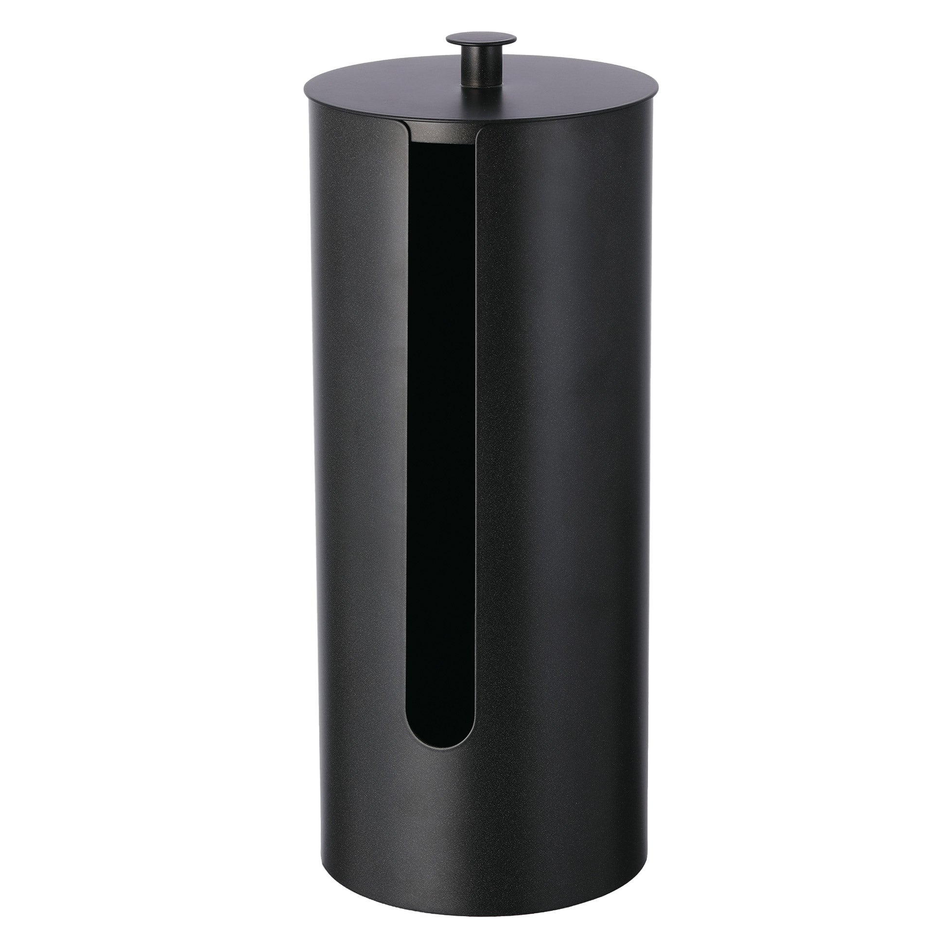 BirdRock Home Metal Toilet Paper Storage in Matte Black or Brushed Nickel