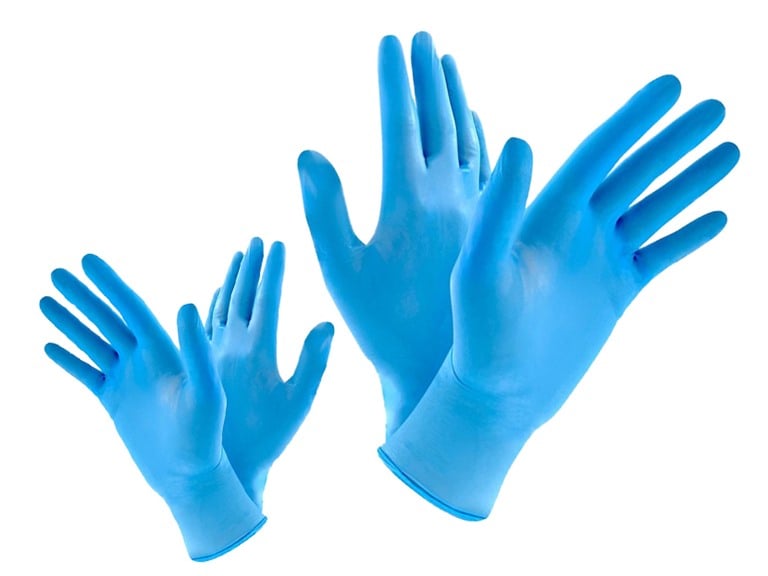 1000 Count Blue 4MIL Nitrile Gloves Deal