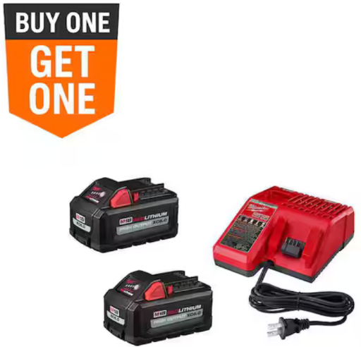 Milwaukee M18 Rotary Hammer with 2 6.0Ah Batteries and Charger Deal