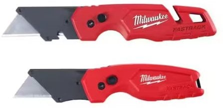 Milwaukee Fastback Compact Folding Utility Knife Set 2-Pack Deal