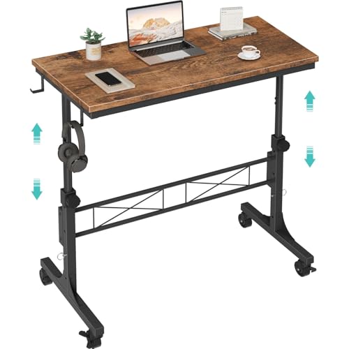 Small Portable Rolling Standing Desk Deal