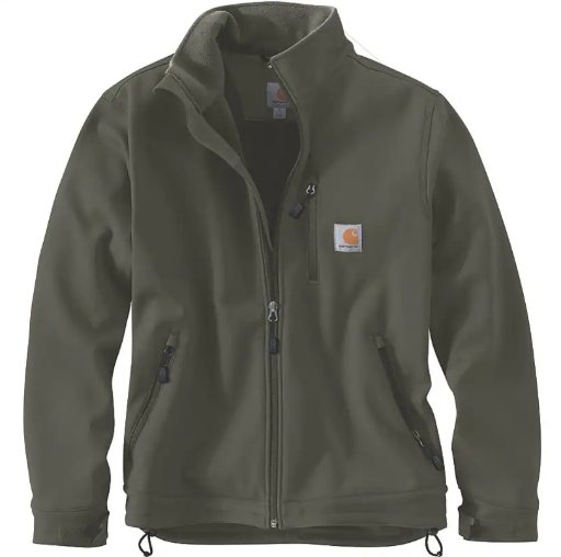 Carhartt Men's Rain Defender Heavyweight Softshell Jacket (Moss)