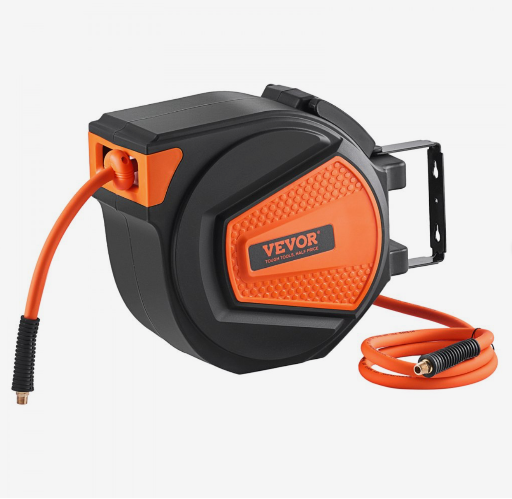 VEVOR Retractable Air Hose Reel 3/8 IN x 50 FT 300PSI