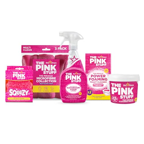 7-Pc Stardrops The Pink Stuff Bathroom Cleaning Kit Deal